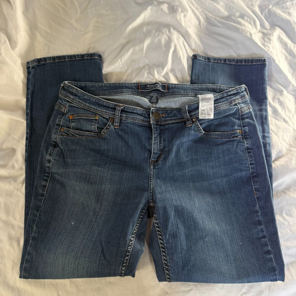 Tommy Bahama Cropped Ankle Jeans Women’s Size 10 Light Wash Stretch